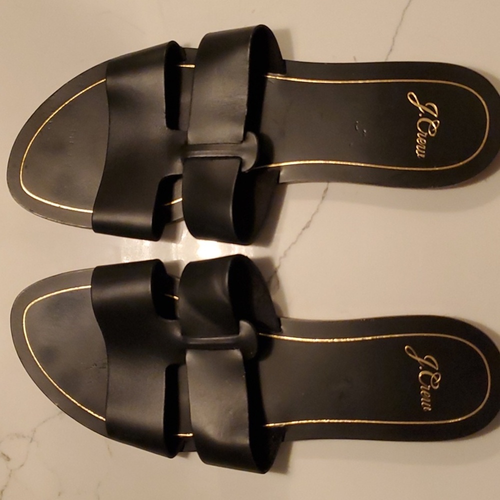 J Crew slide sandals